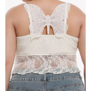 Thorn & Fable Lace Butterfly Back Top – Size XL